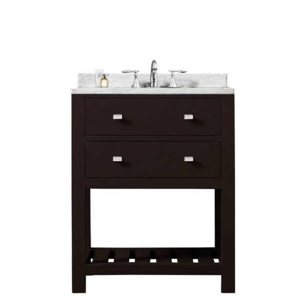 Water Creation Madalyn24 24 Inch Solid Wood Single Sink Bathroom Vanity