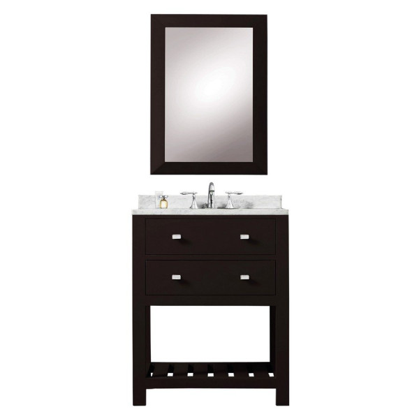 Water Creation Madalyn24.B 24” Single Bathroom Vanity With Matching Mirror