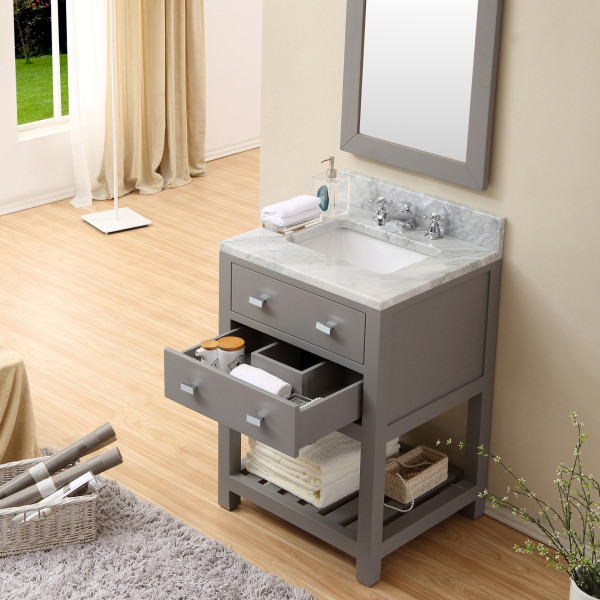 Water Creation Madalyn24GF 24" Single Sink Bathroom Vanity with Faucet