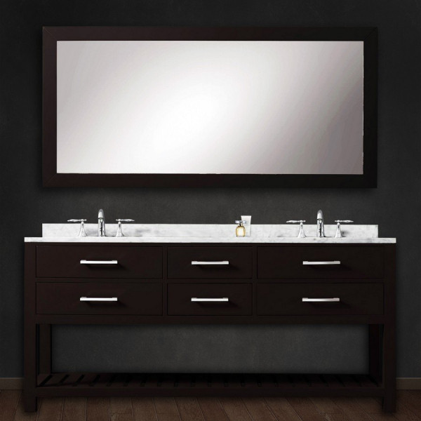 Water Creation Madalyn60.B 60” Double Bathroom Vanity With Matching Mirror