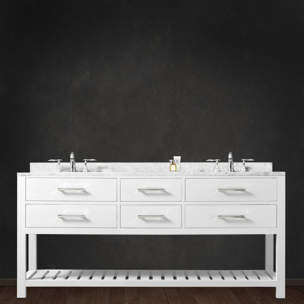 Water Creation Madalyn60 60” Solid Wood Double Sink Bathroom Vanity