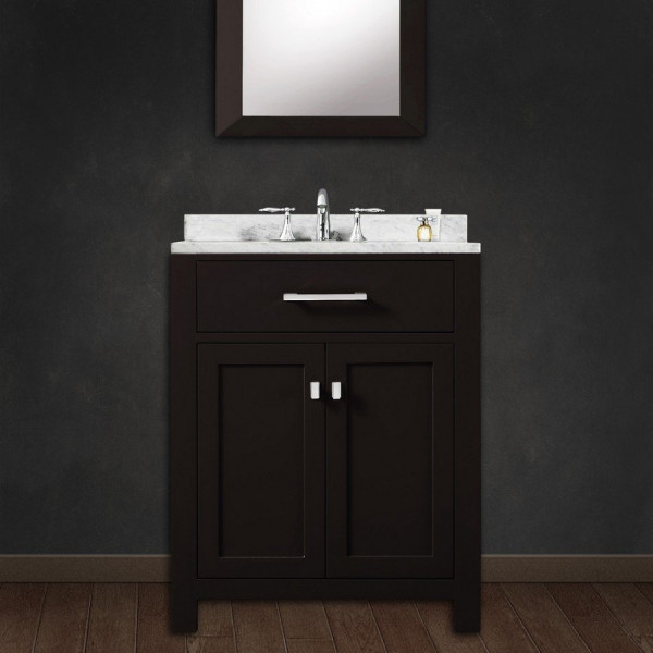 Water Creation Madison24E 24” Espresso Single Sink Bathroom Vanity