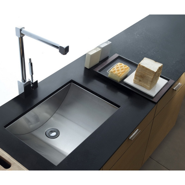 Cantrio Koncepts MS-012 Stainless Steel Undermount Sink with Brushed finish