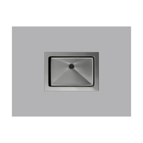 Cantrio Koncepts MS-023 Stainless Steel Drop In Bathroom Sink With Mirror Finish