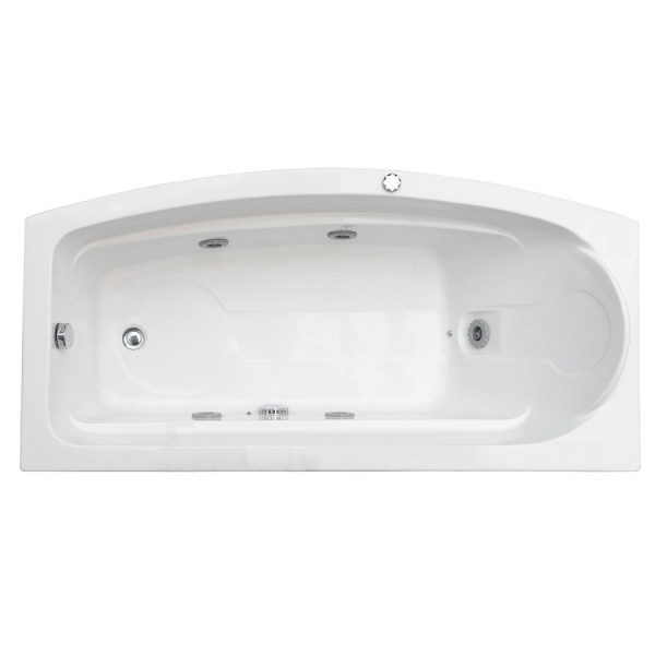 Aston Global MT601 68" Acrylic Whirlpool Bath Tub in White - Left Or Right