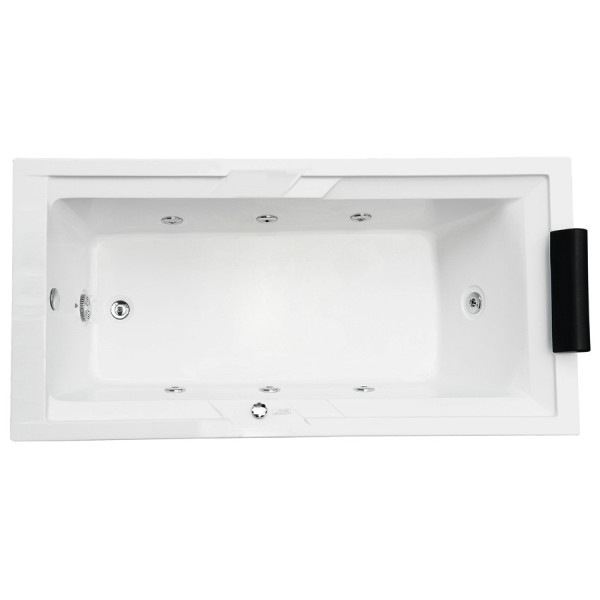 Aston Global MT620 Acrylic 71" Whirlpool Bath Tub in White - Left Or Right