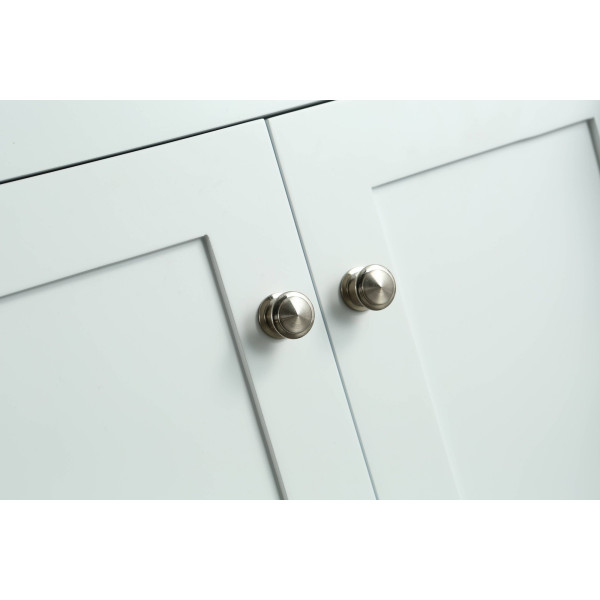 Eviva EVVN69-30 Acclaim C. 30 Inch Transitional Bathroom Vanity with White Carrera Marble Top