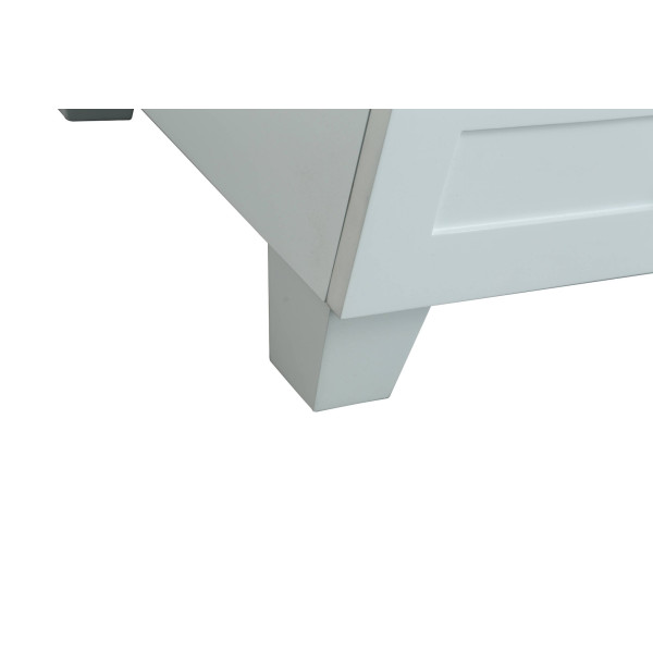 Eviva EVVN69-30 Acclaim C. 30 Inch Transitional Bathroom Vanity with White Carrera Marble Top