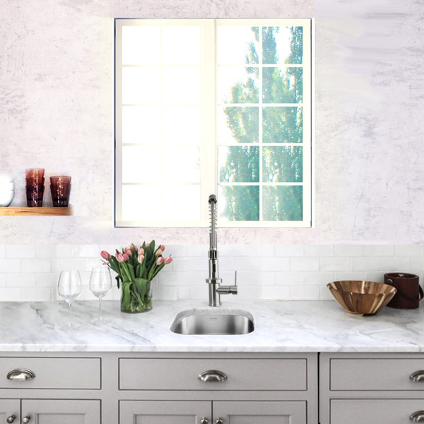 Nantucket Sinks NS1513 15 Inch 18 gauge Stainless Steel bar/prep Sink
