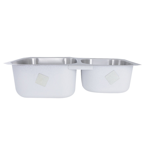 Nantucket NS3520-16 35 3/8" Stainless Double Bowl Undermount Kitchen Sink