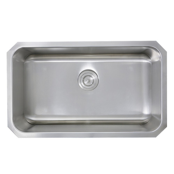 Nantucket Sinks NS43-11-16 30 Inch Large Rectangle Undermount Kitchen Sink