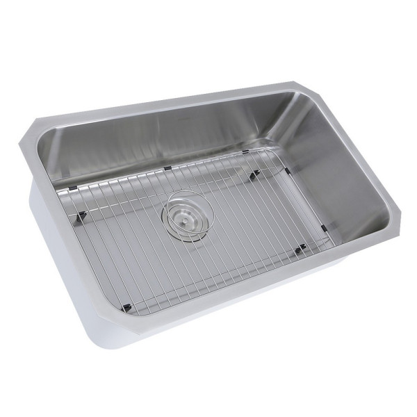 Nantucket Sinks NS43-11-16 30 Inch Large Rectangle Undermount Kitchen Sink