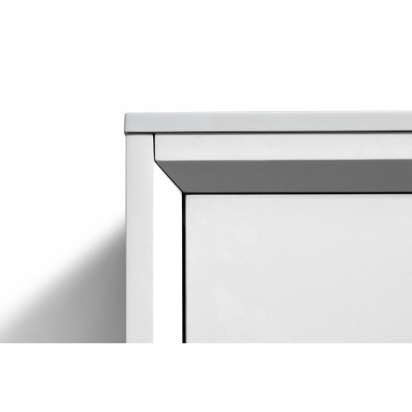 KubeBath NUDO48D NUDO 48″ Double Sink Modern Bathroom Vanity