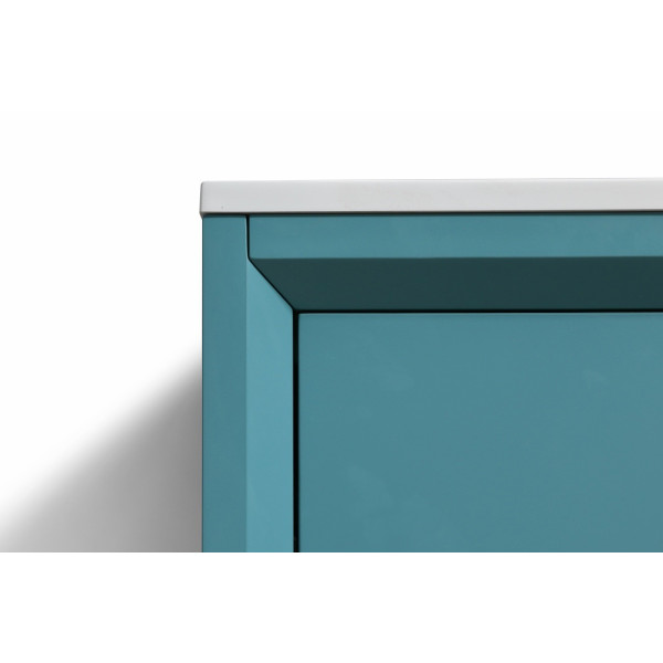 KubeBath NUDO48D NUDO 48″ Double Sink Modern Bathroom Vanity