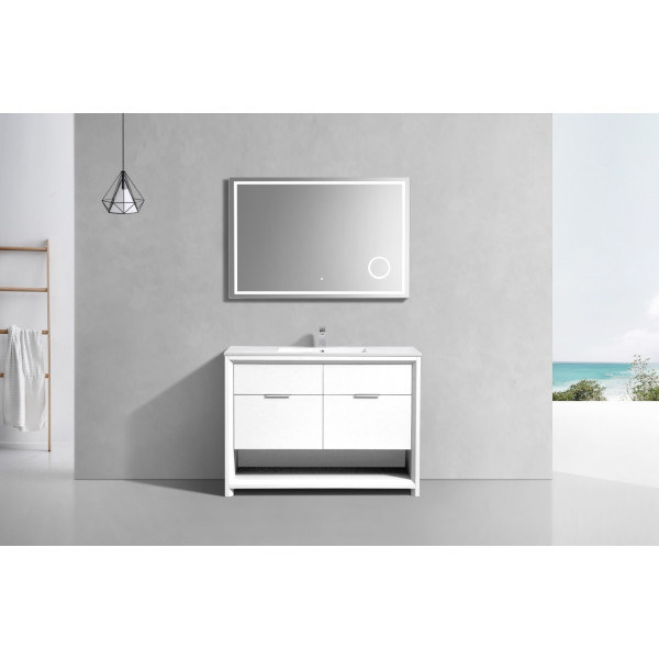 KubeBath NUDO48S NUDO 48″ Single Sink Modern Bathroom Vanity