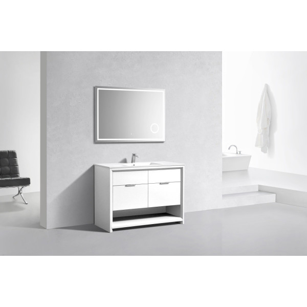 KubeBath NUDO48S NUDO 48″ Single Sink Modern Bathroom Vanity