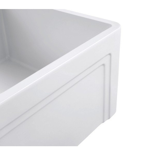 Empire OL33DG Olde London Fireclay 33" Double Bowl Farmhouse Kitchen Sink
