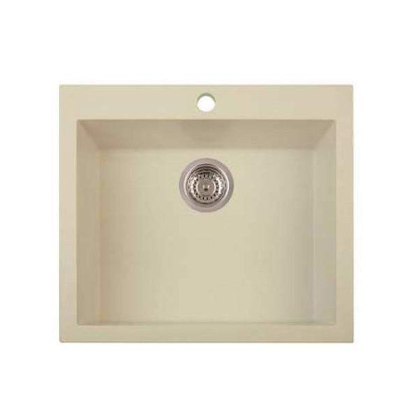 Latoscana ON6010 MicroUltra Granite Single Bowl Drop In Kitchen Sink