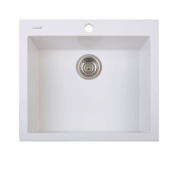 Latoscana ON6010 MicroUltra Granite Single Bowl Drop In Kitchen Sink
