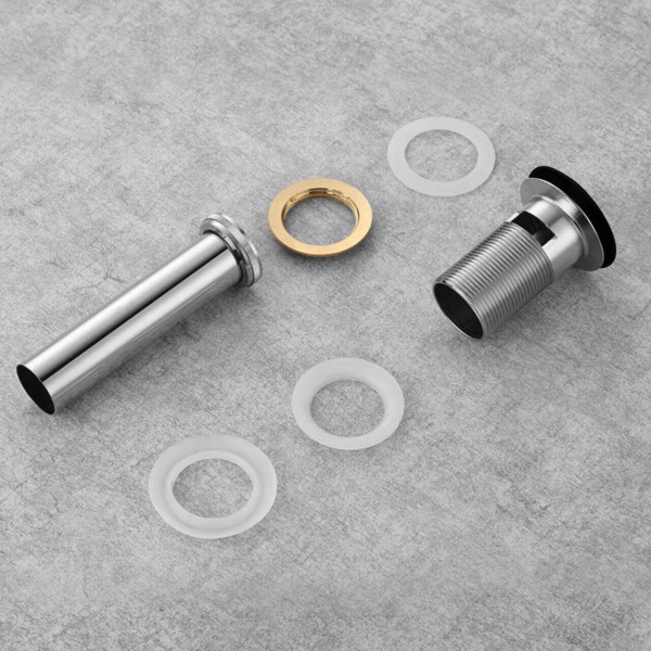 KubeBath P101NO Solid Brass Pop-Up Drain NO Overflow