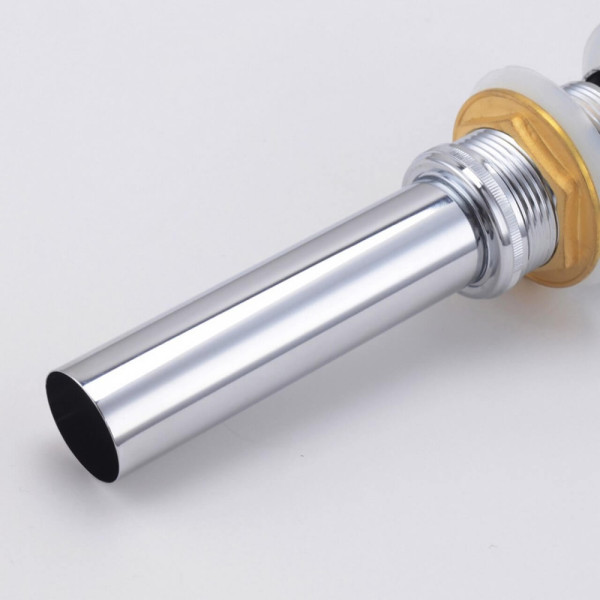 KubeBath P101 Solid Brass Construction Pop-Up Drain With Overflow