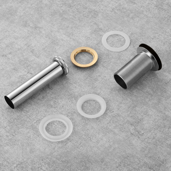 KubeBath P101NO Solid Brass Pop-Up Drain NO Overflow