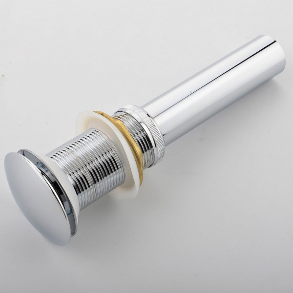 KubeBath P101NO Solid Brass Pop-Up Drain NO Overflow