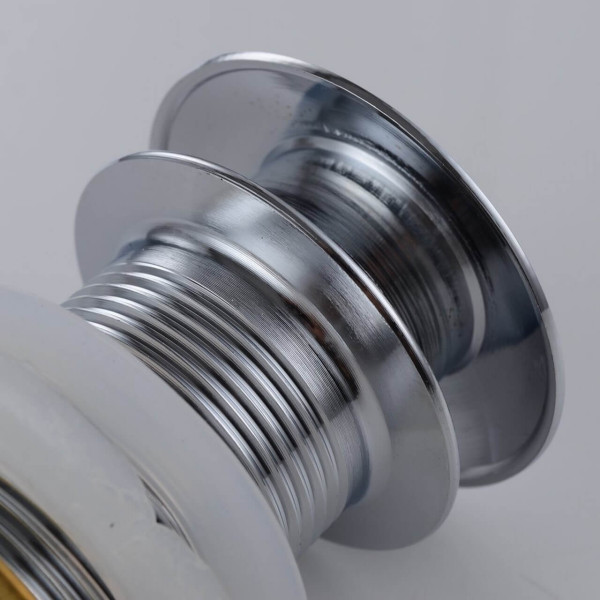 KubeBath P101NO Solid Brass Pop-Up Drain NO Overflow