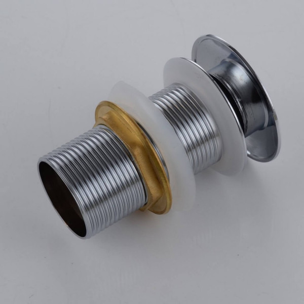 KubeBath P101NO Solid Brass Pop-Up Drain NO Overflow