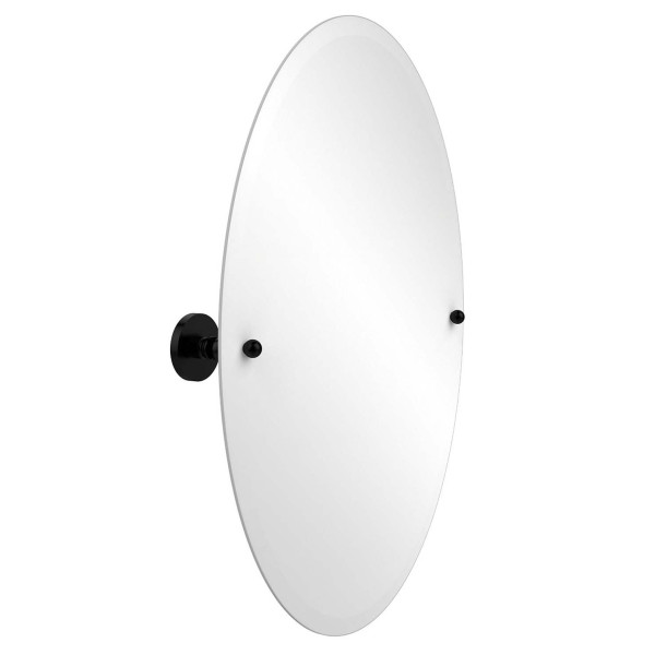 Allied Brass P1091 Fresno 21" x 29" Oval Tilt Mirror with Beveled Edge