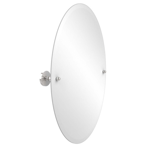 Allied Brass P1091 Fresno 21" x 29" Oval Tilt Mirror with Beveled Edge