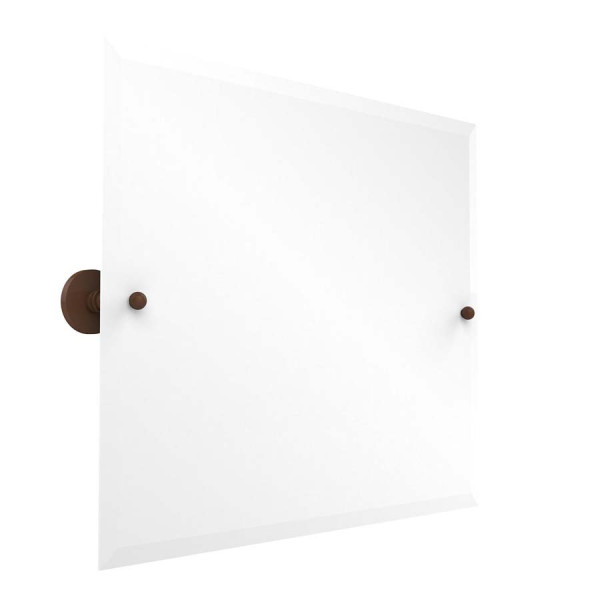 Allied Brass P1093 Landscape Rectangular Tilt Mirror with Beveled Edge