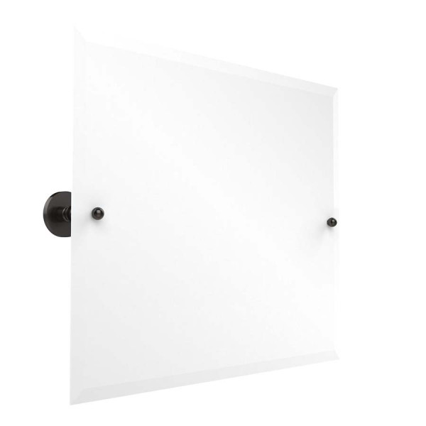 Allied Brass P1093 Landscape Rectangular Tilt Mirror with Beveled Edge