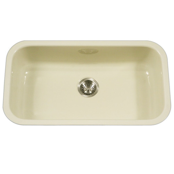 Houzer PCG-3600 Porcela Series Undermount Large Single Bowl Kitchen Sink