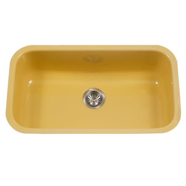 Houzer PCG-3600 Porcela Series Undermount Large Single Bowl Kitchen Sink