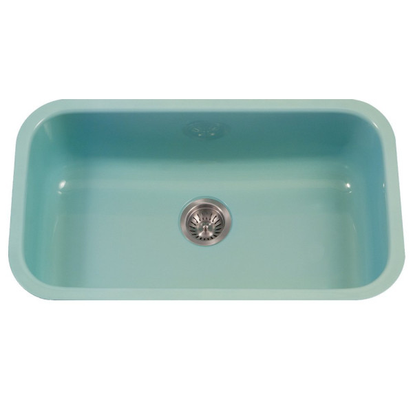 Houzer PCG-3600 Porcela Series Undermount Large Single Bowl Kitchen Sink