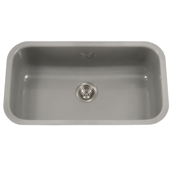 Houzer PCG-3600 Porcela Series Undermount Large Single Bowl Kitchen Sink