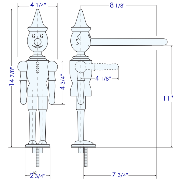 Emmevi 1887 Pinocchio Faucet from Italy is The Coolest Faucet in Town