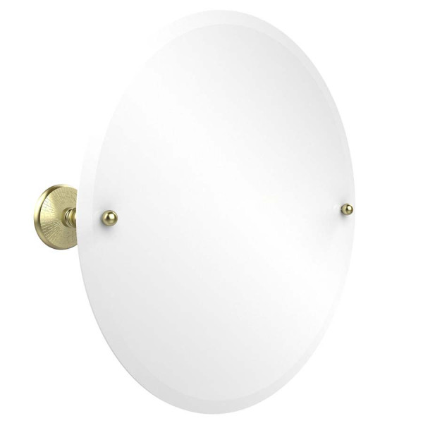 Allied Brass PMC-90 Monte Carlo 22" Round Tilt Mirror with Beveled Edge