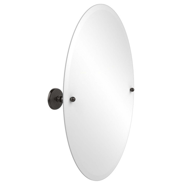 Allied Brass PMC-91 21 Inch x 29 Inch Oval Tilt Mirror with Beveled Edge