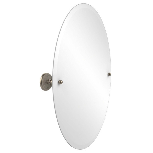 Allied Brass PMC-91 21 Inch x 29 Inch Oval Tilt Mirror with Beveled Edge