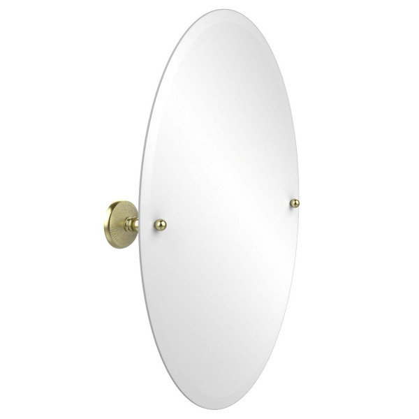 Allied Brass PMC-91 21 Inch x 29 Inch Oval Tilt Mirror with Beveled Edge