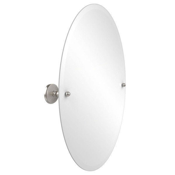 Allied Brass PMC-91 21 Inch x 29 Inch Oval Tilt Mirror with Beveled Edge