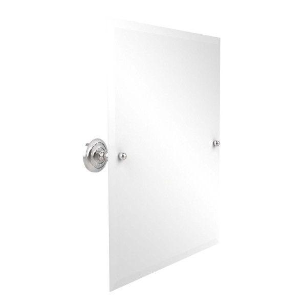 Allied Brass PQN-92 21" x 26" Rectangular Tilt Mirror with Beveled Edge