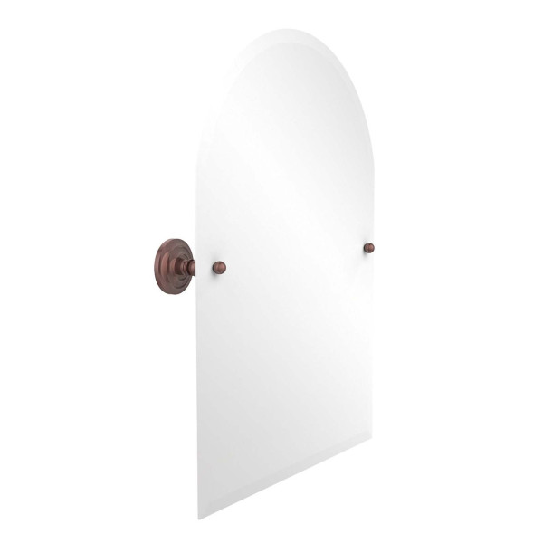 Allied Brass PQN-94 21" x 29" Arched Top Tilt Mirror with Beveled Edge
