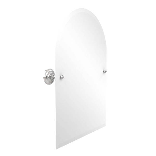 Allied Brass PQN-94 21" x 29" Arched Top Tilt Mirror with Beveled Edge
