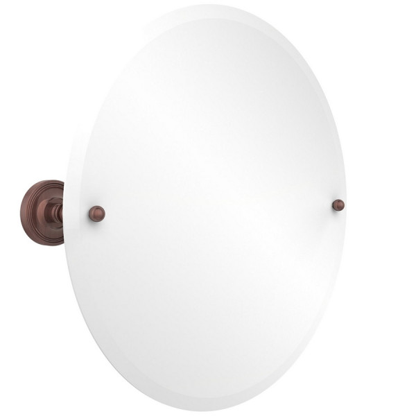 Allied Brass PR-90 Prestige Regal 22" Round Tilt Mirror with Beveled Edge