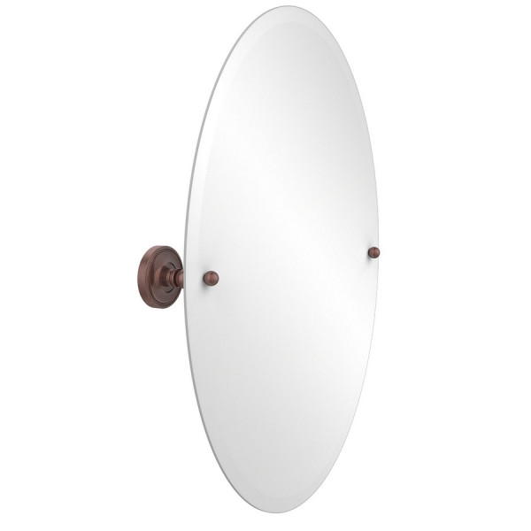 Allied Brass PR-91 Prestige Regal Oval Tilt Mirror with Beveled Edge