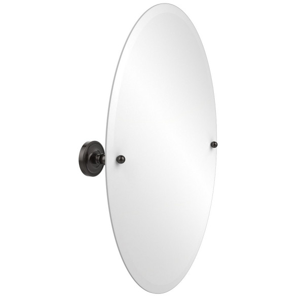 Allied Brass PR-91 Prestige Regal Oval Tilt Mirror with Beveled Edge