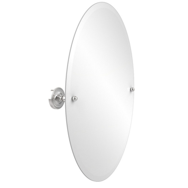 Allied Brass PR-91 Prestige Regal Oval Tilt Mirror with Beveled Edge